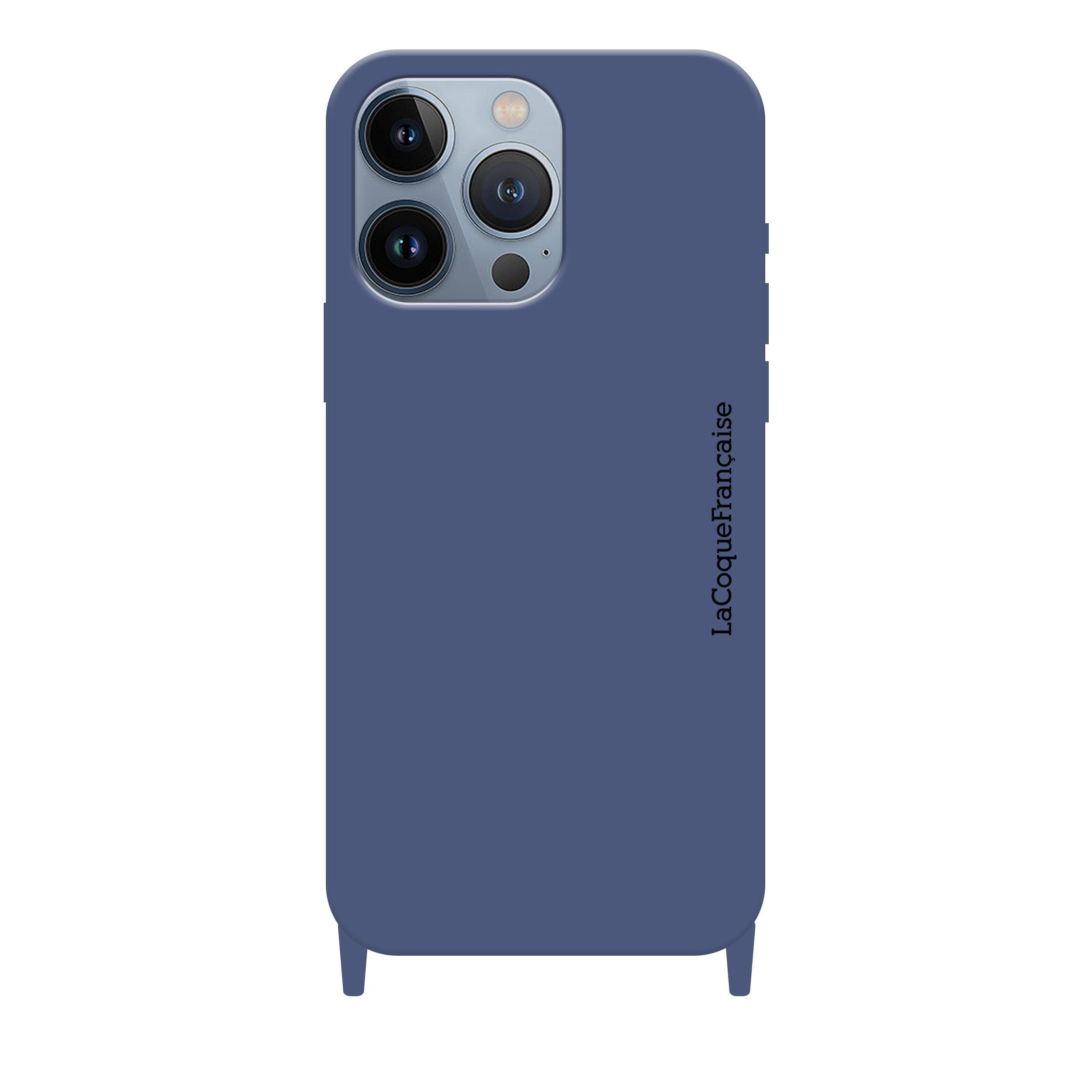 Coque Anneau Soft Touch Bleu