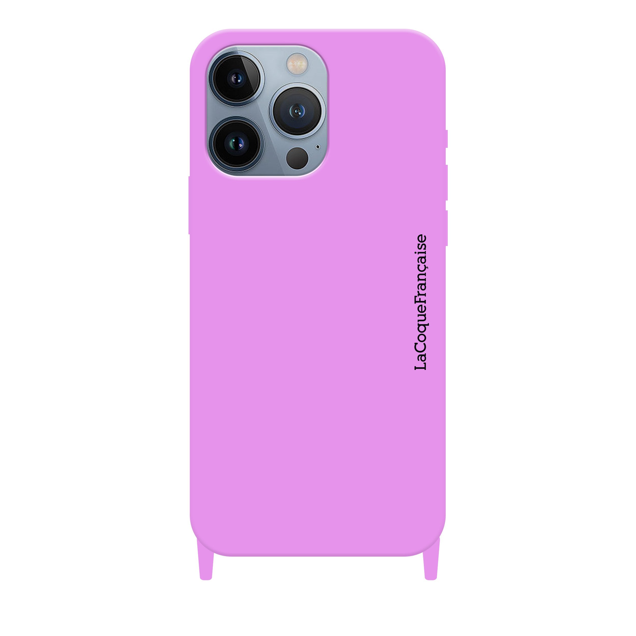 Coque Anneau Soft Touch Violet