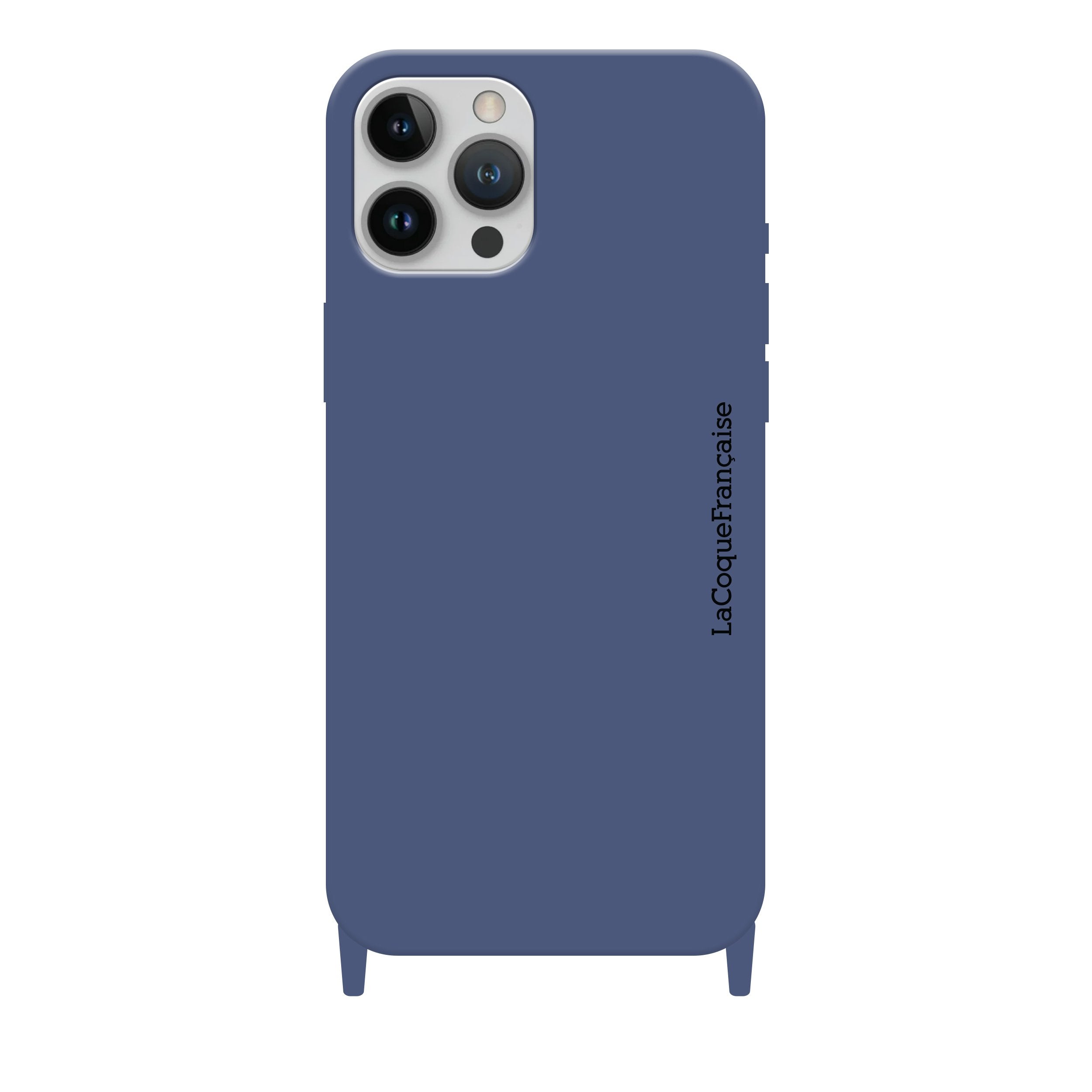 Coque Anneau Soft Touch Bleu