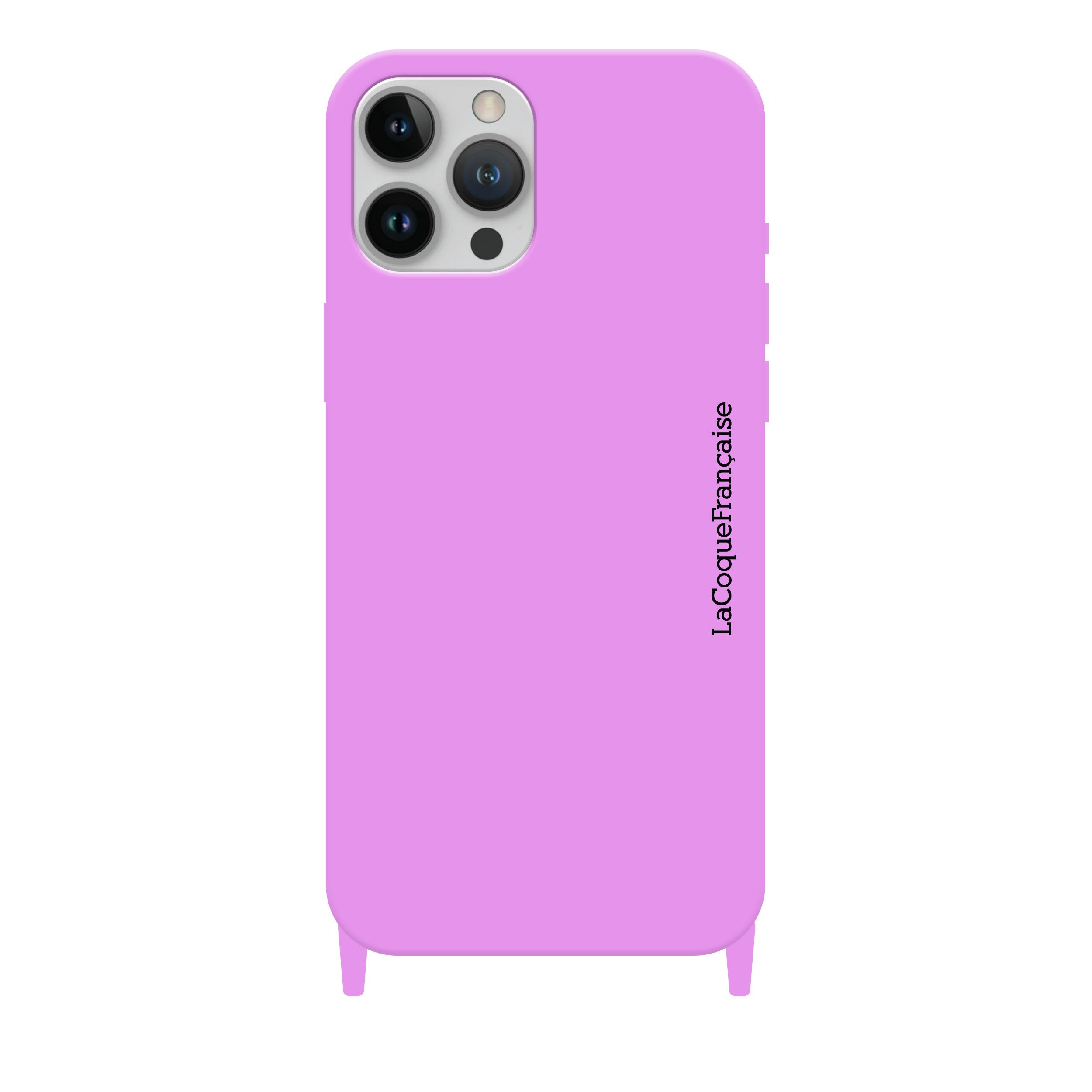 Coque Anneau Soft Touch Violet