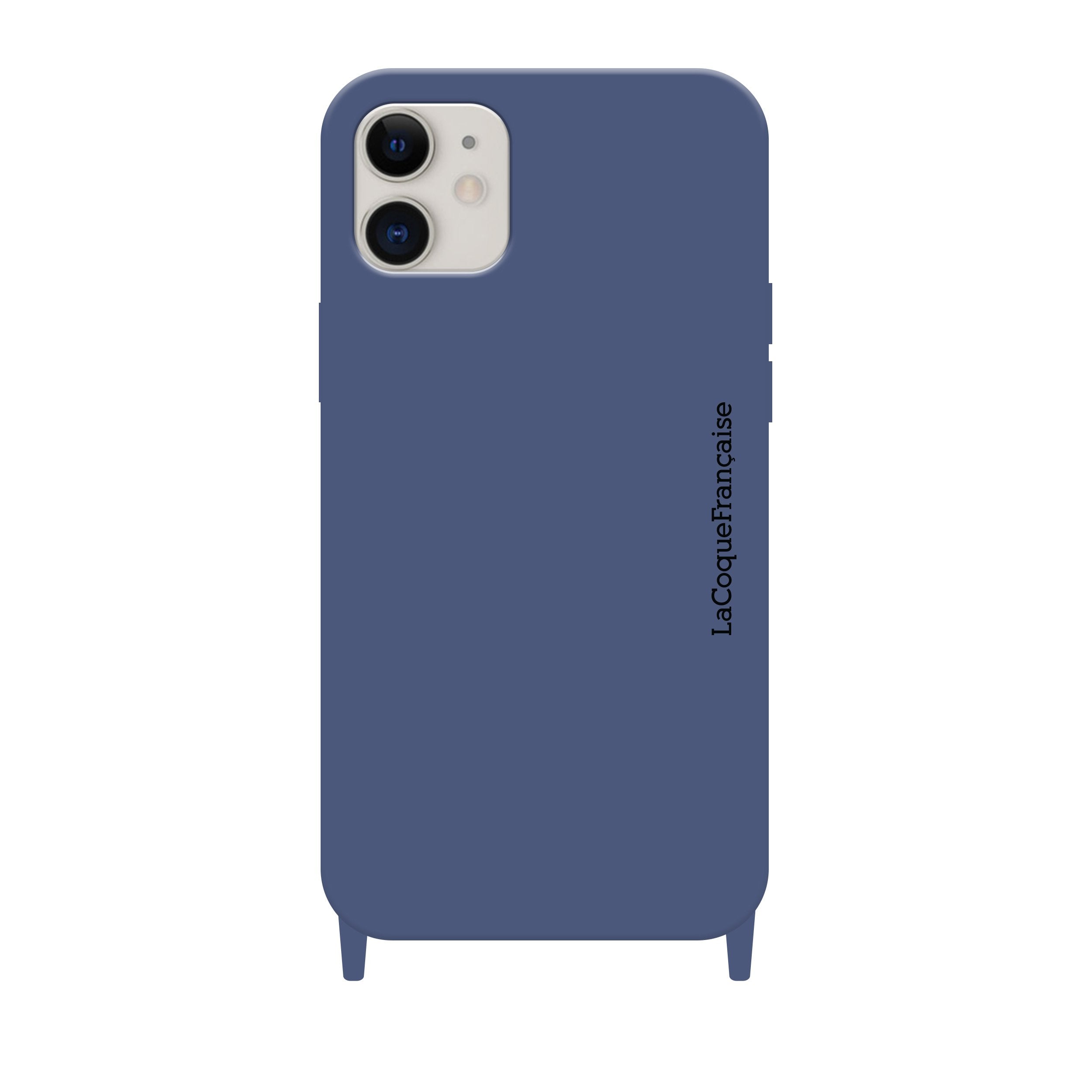 Coque Anneau Soft Touch Bleu