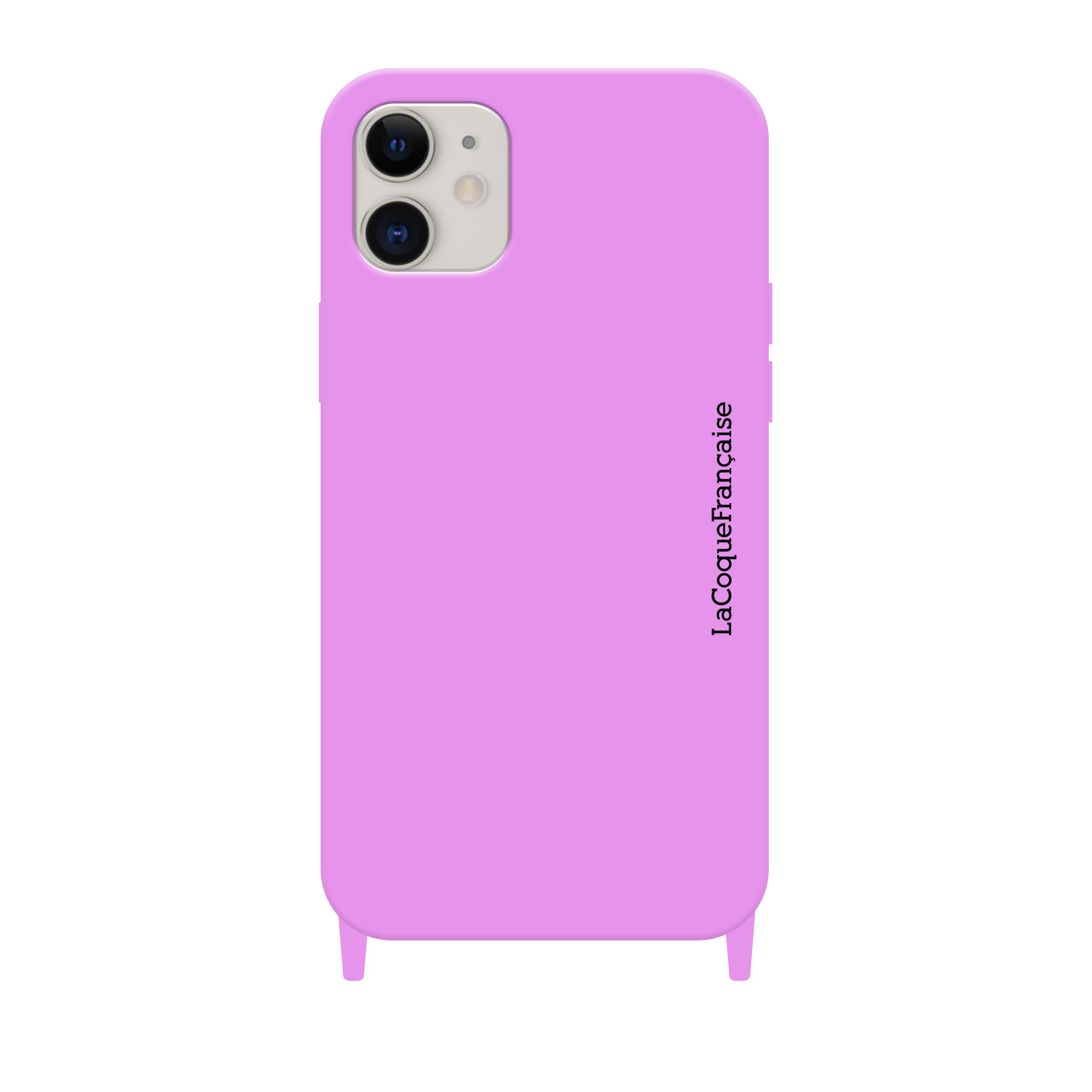 Coque Anneau Soft Touch Violet