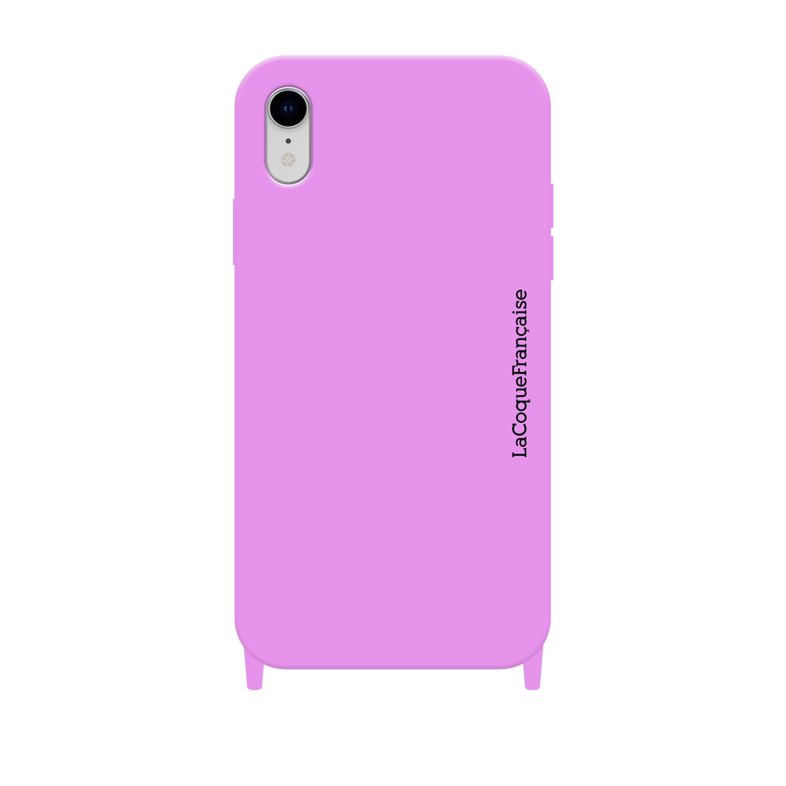 Coque Anneau Soft Touch Violet