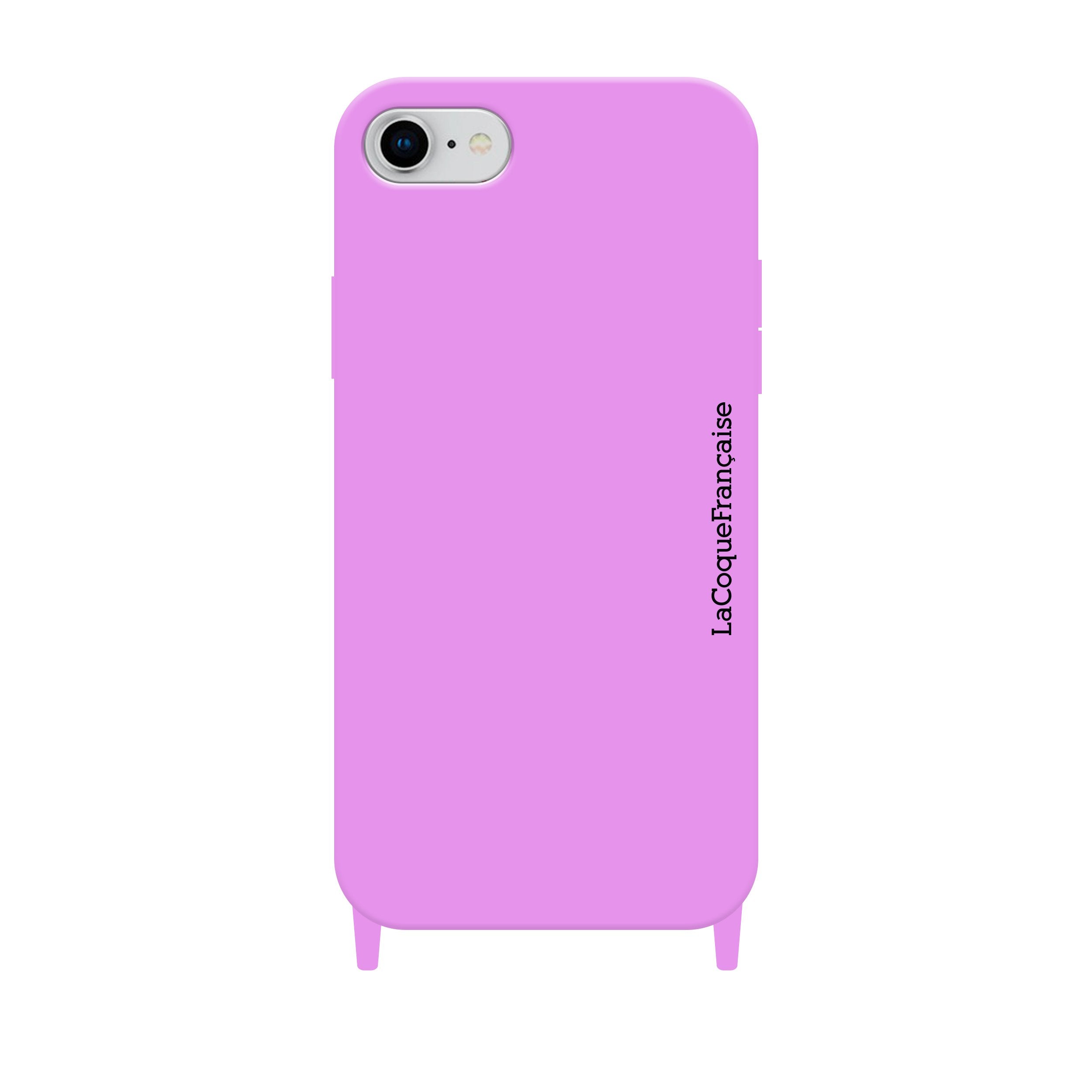 Coque Anneau Soft Touch Violet