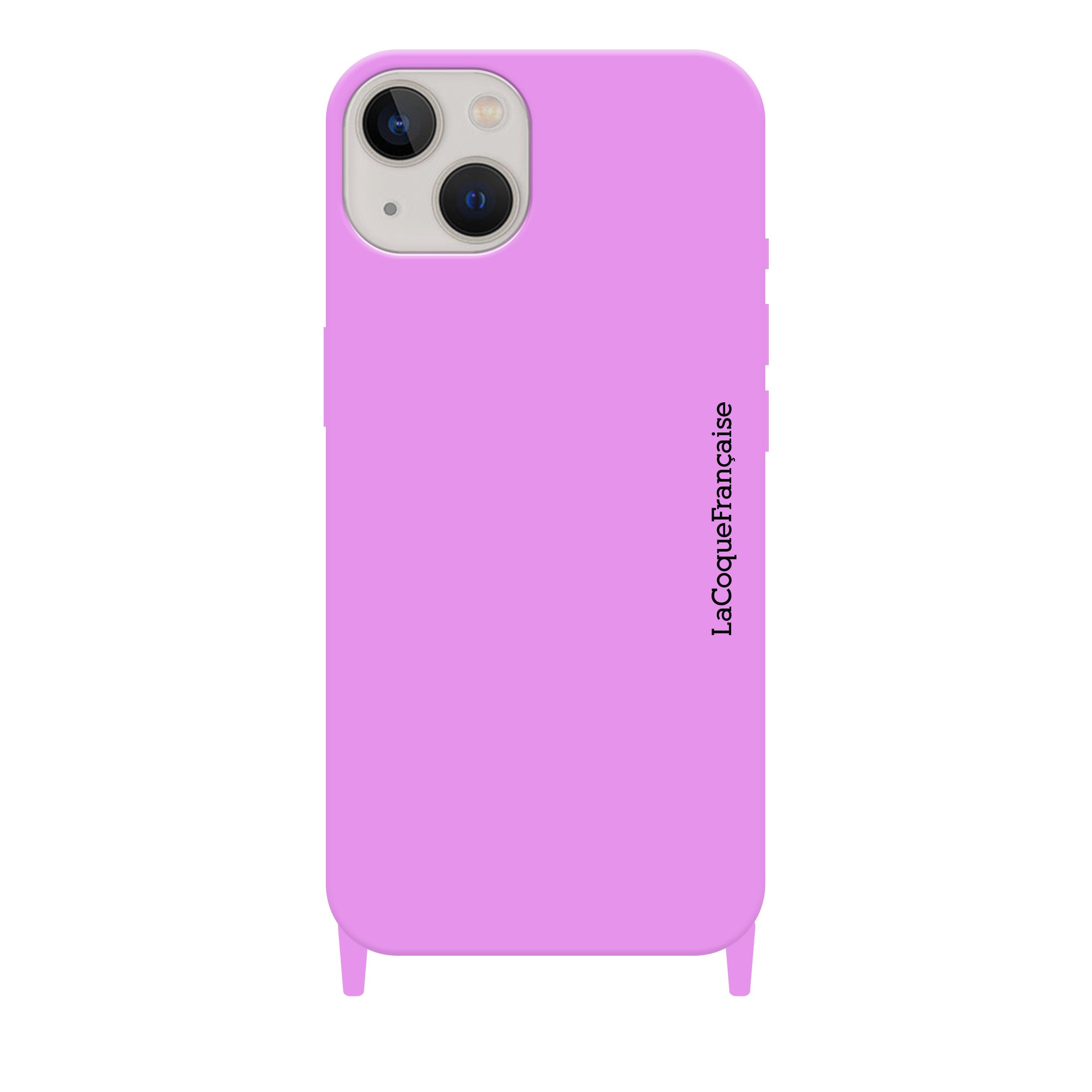 Coque Anneau Soft Touch Violet