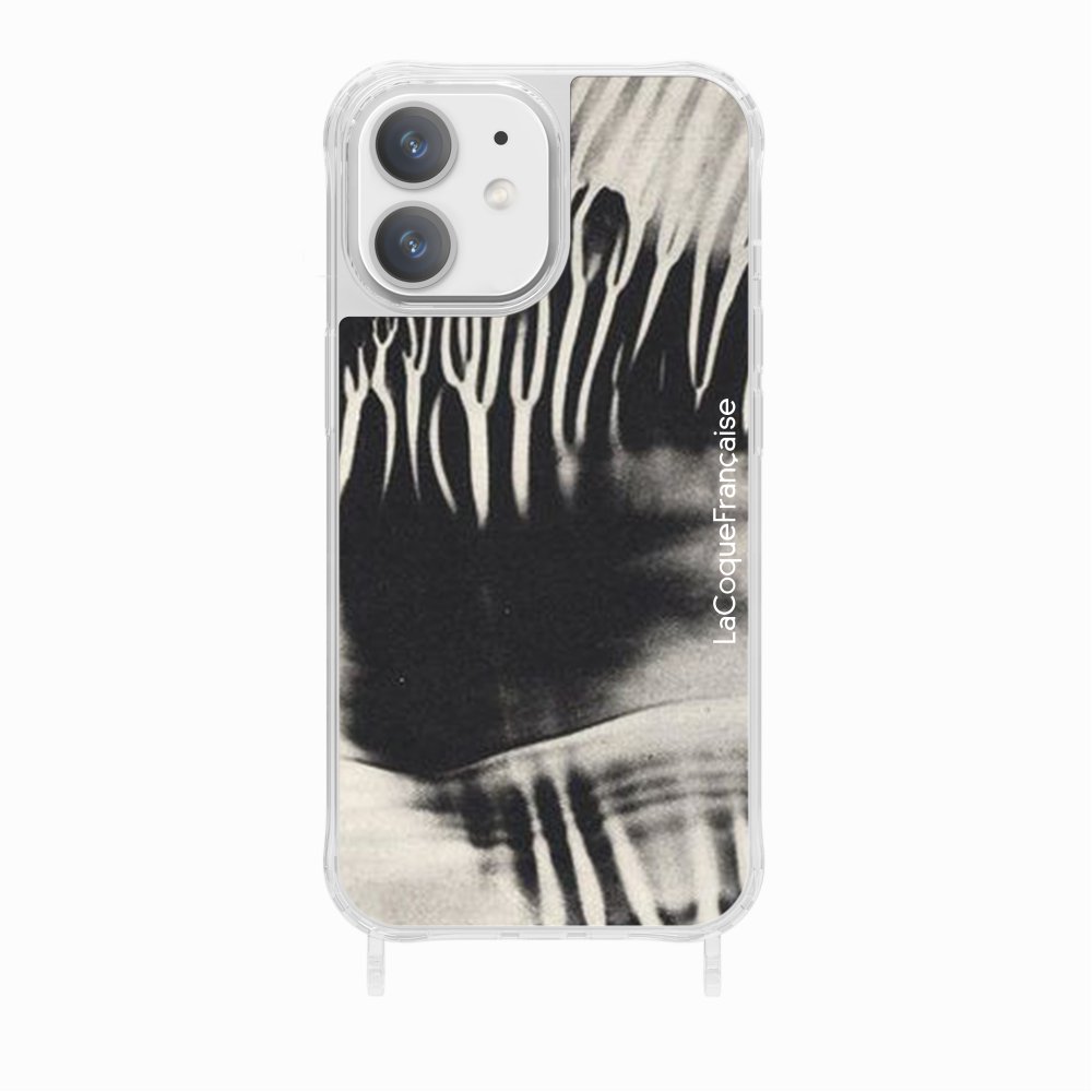 Black Abstract Custom Print Rings Case