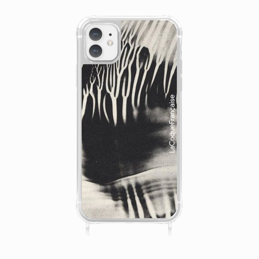 Black Abstract Custom Print Rings Case