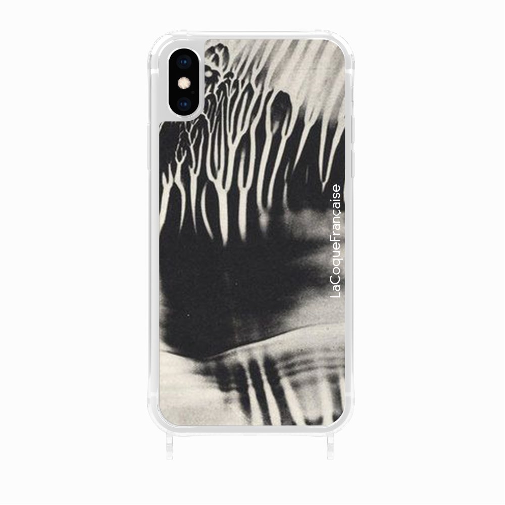 Black Abstract Custom Print Rings Case