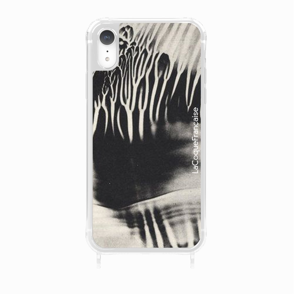 Black Abstract Custom Print Rings Case