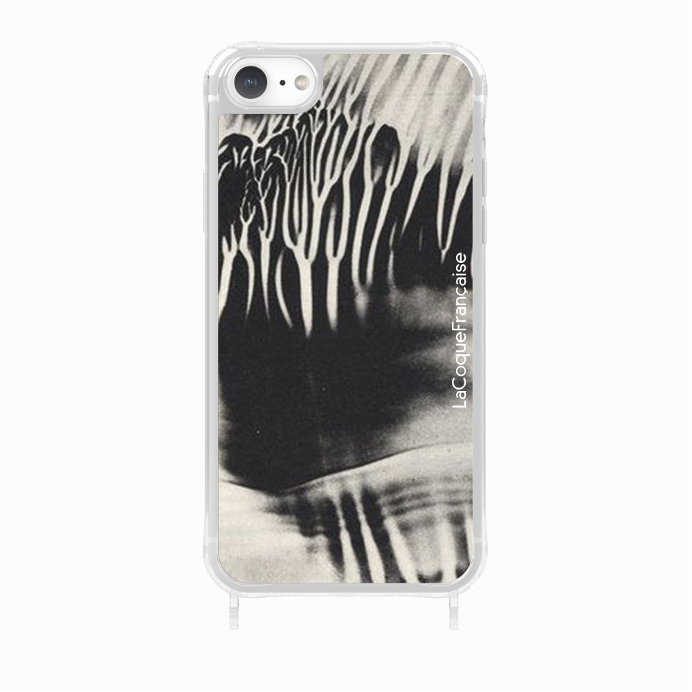 Black Abstract Custom Print Rings Case