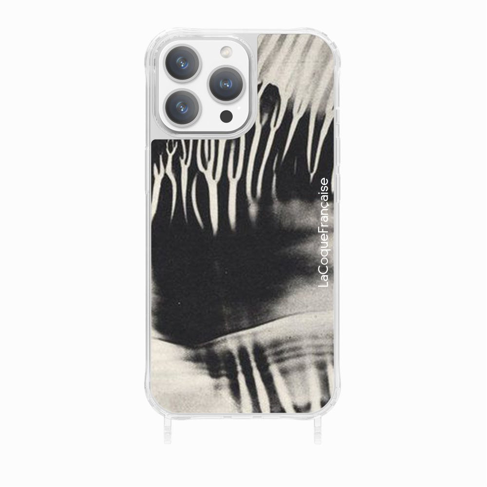 Black Abstract Custom Print Rings Case