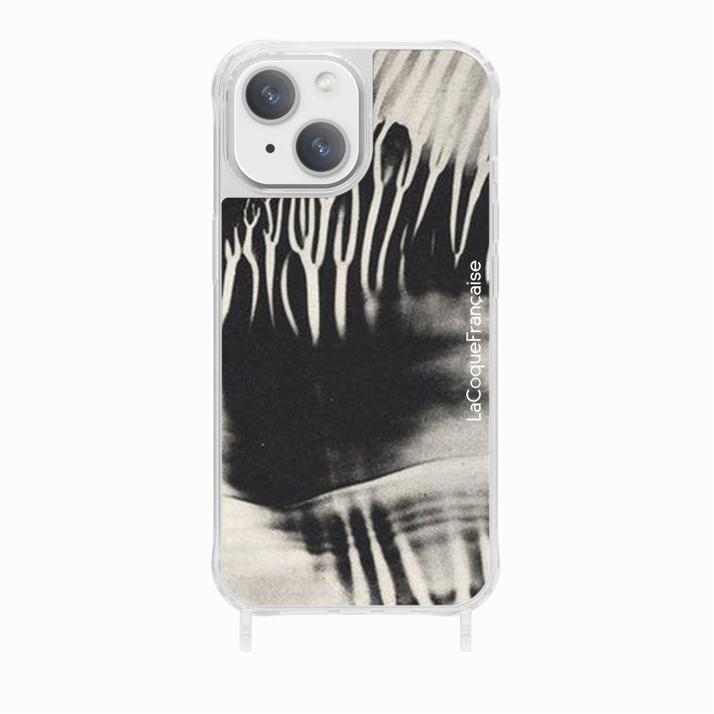 Black Abstract Custom Print Rings Case