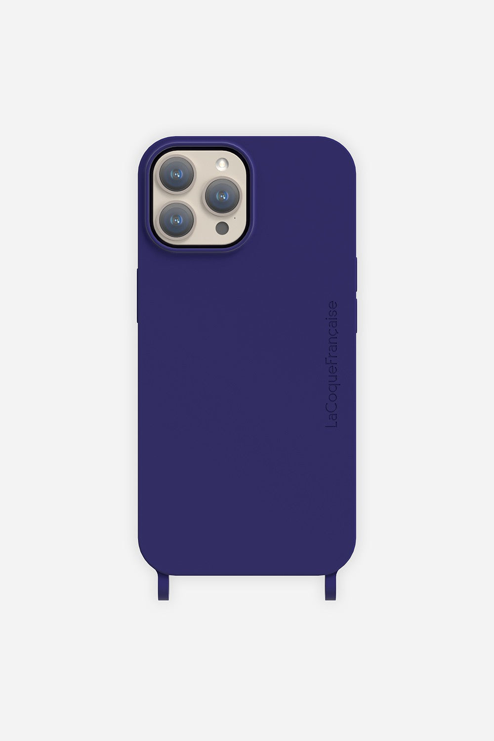 Coque Anneaux Soft Touch Bleu