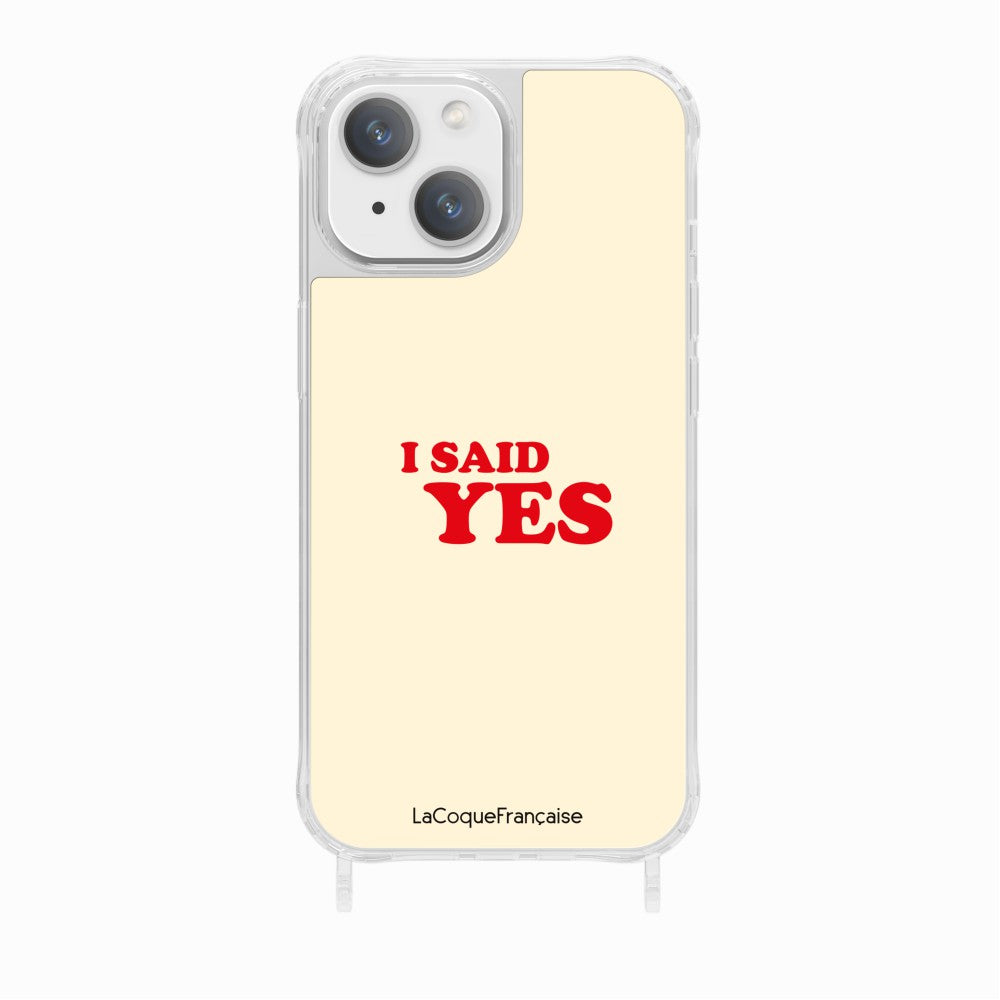 Coque Anneaux Impression Personnalisee I Said Yes