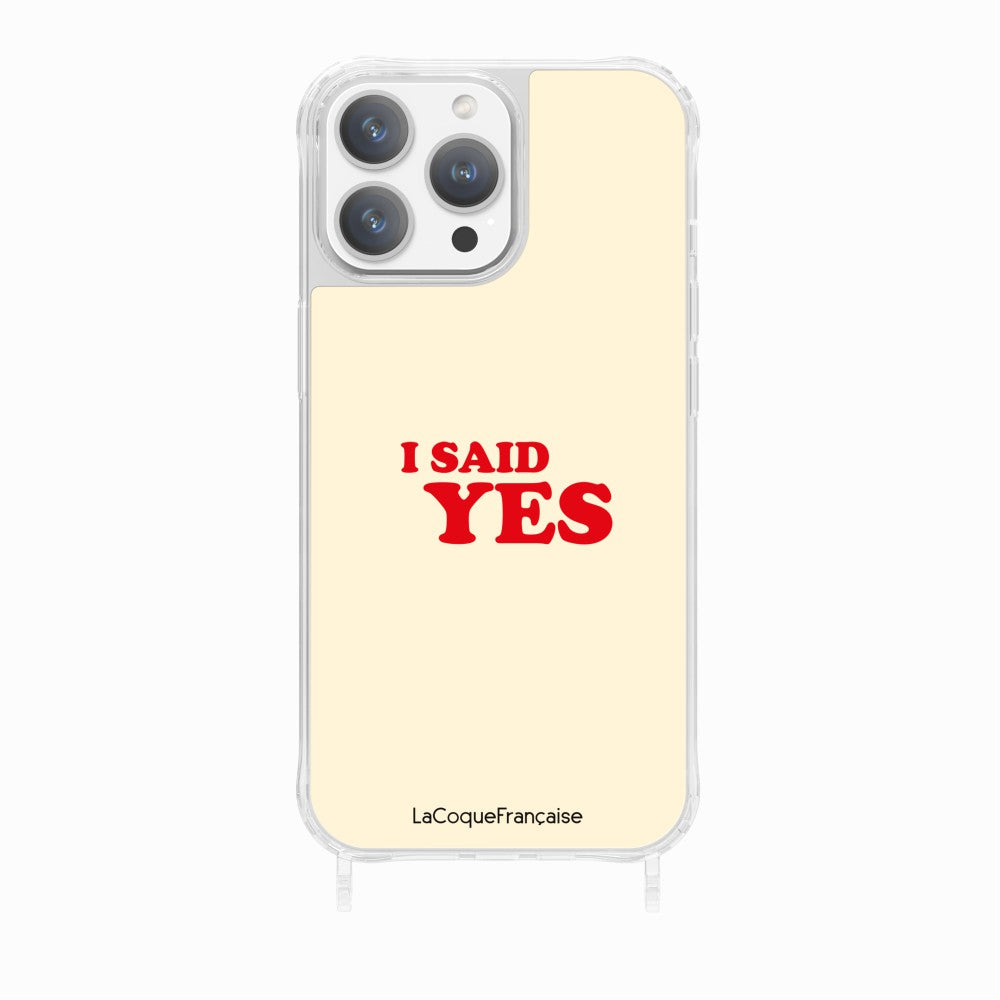 Coque Anneaux Impression Personnalisee I Said Yes