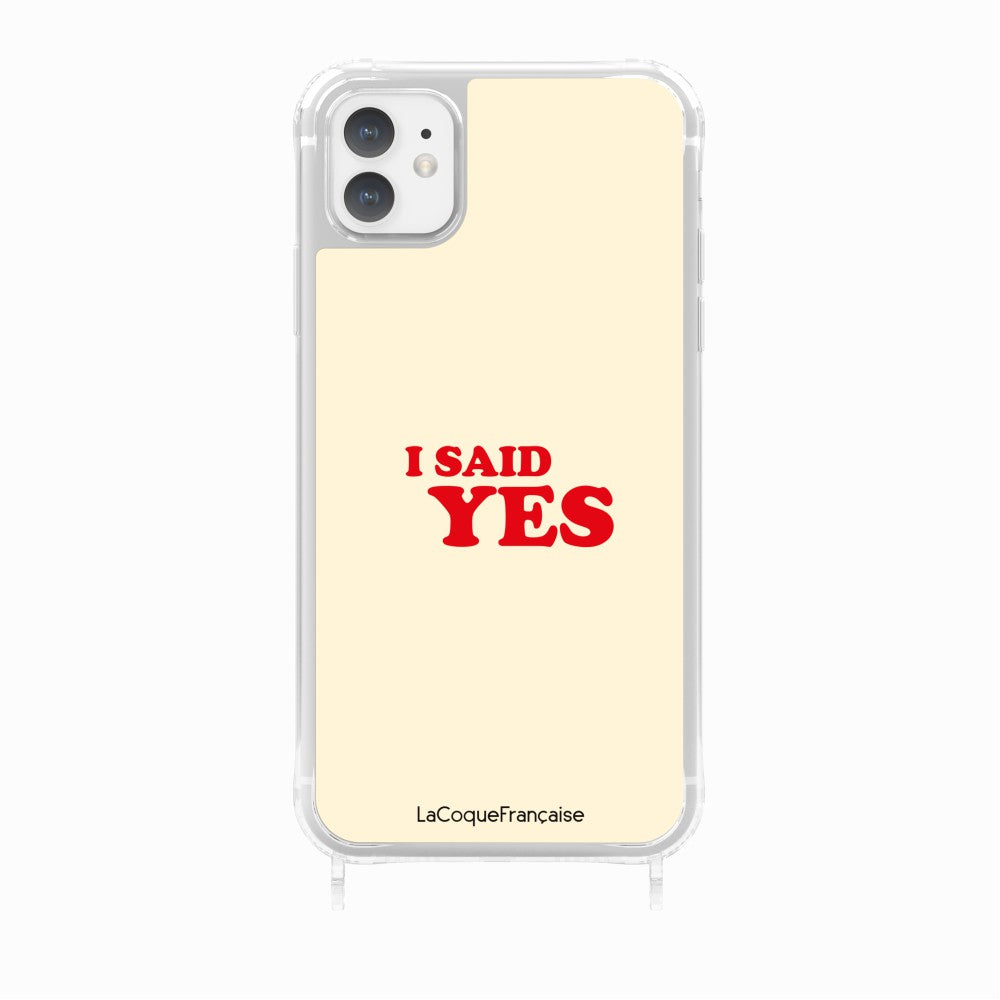 Coque Anneaux Impression Personnalisee I Said Yes