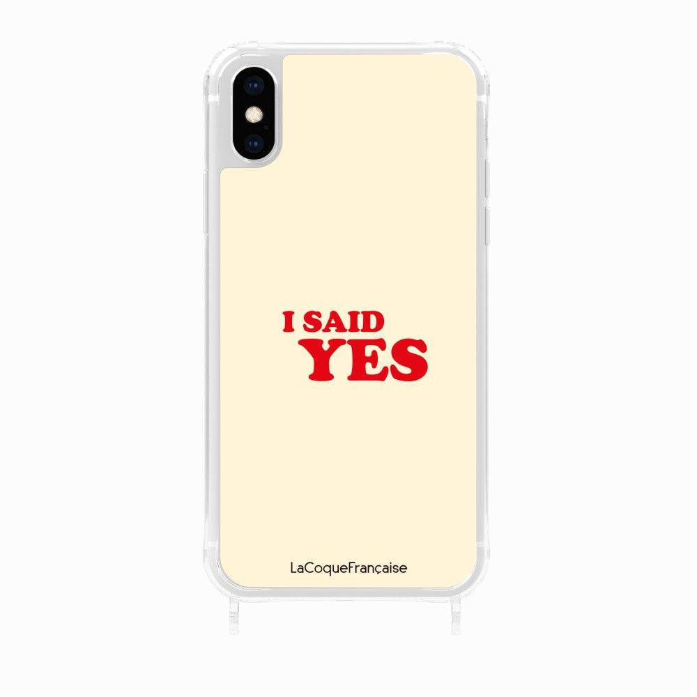 Coque Anneaux Impression Personnalisee I Said Yes