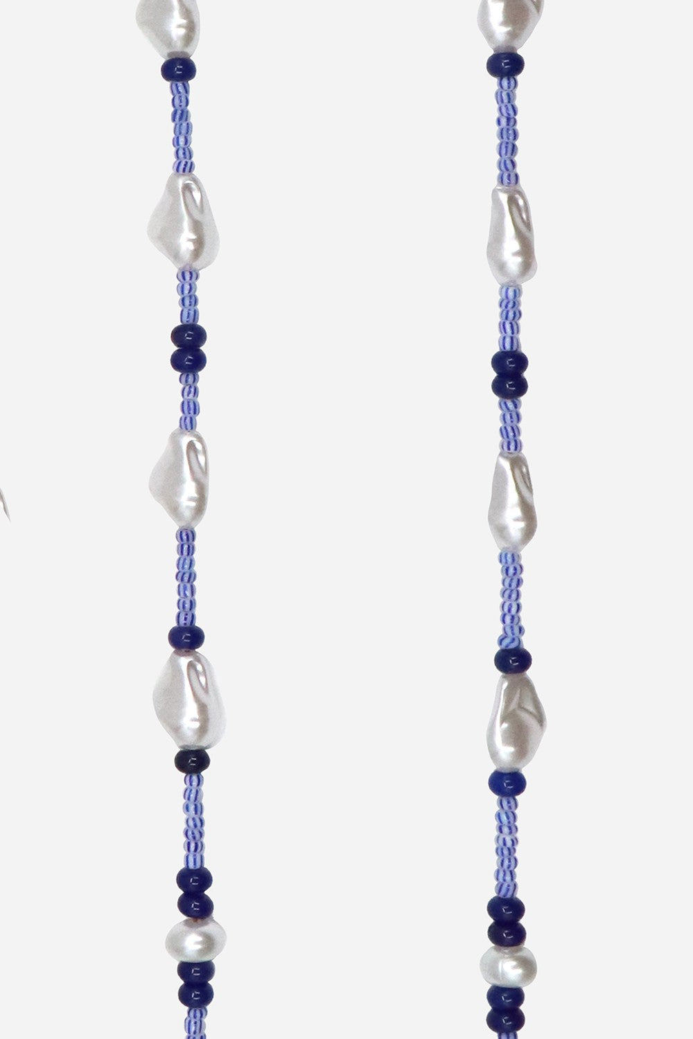 Chaine Longue Eleni Bleu 120 cm
