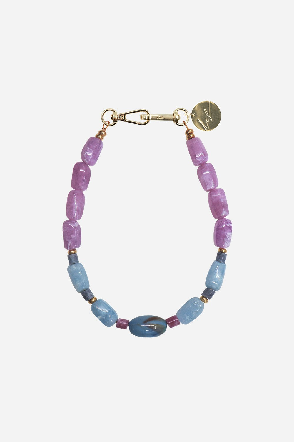Dina Purple Short Chain 45 cm