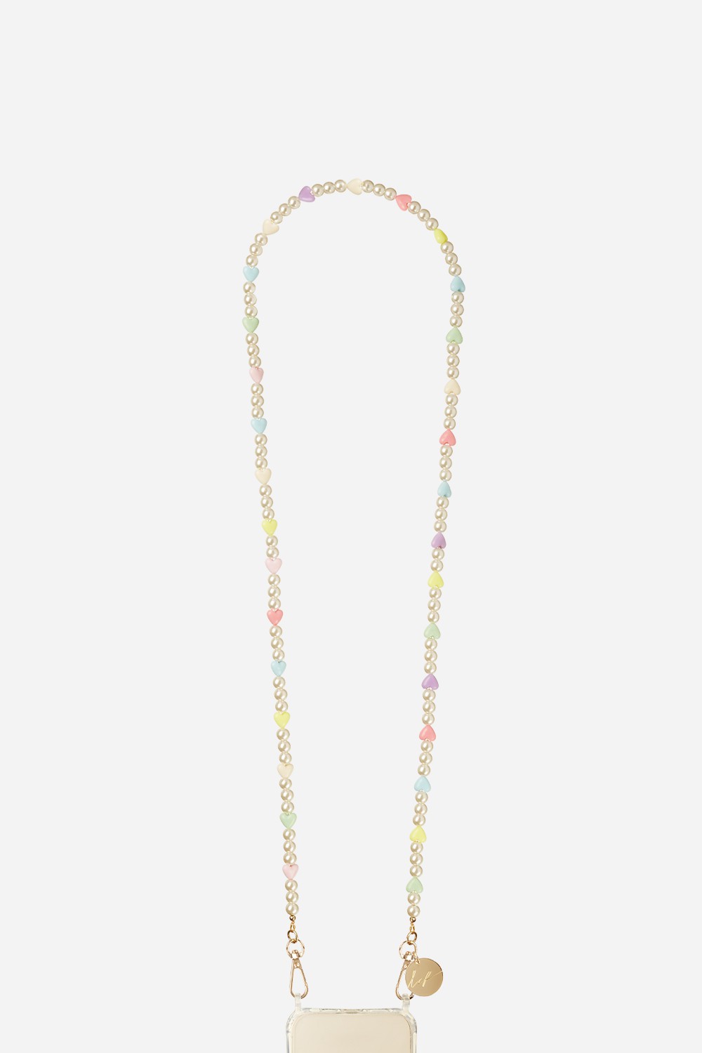 Isa White Long Chain 100 cm