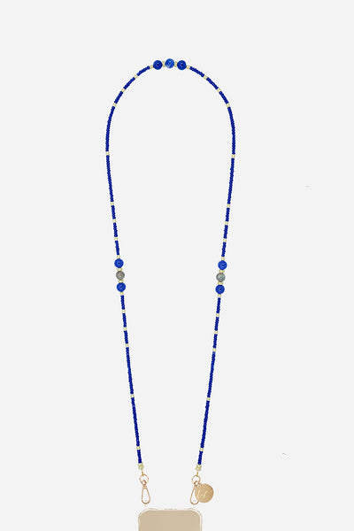 Long Chain Iris Blue 120 cm