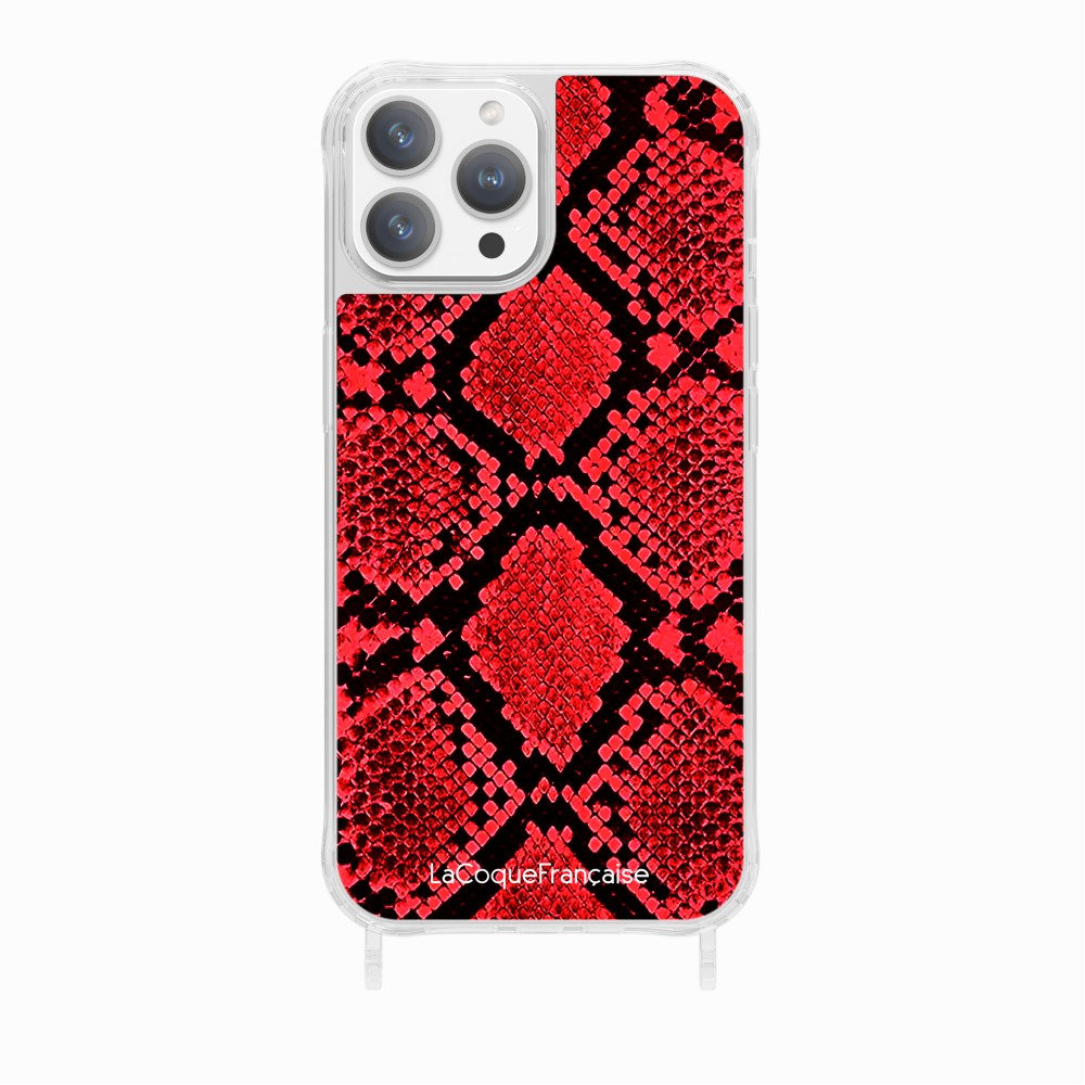 Custom Printed Red Python Rings Case