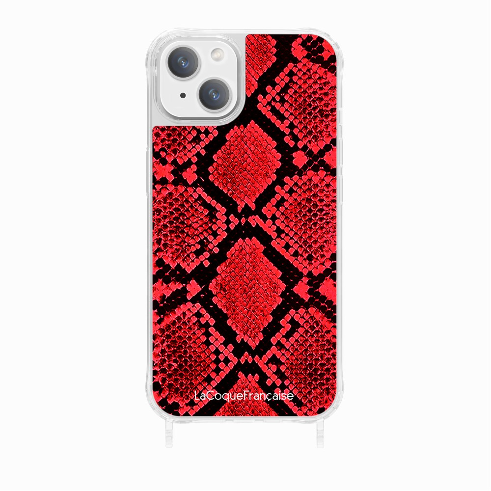 Custom Printed Red Python Rings Case