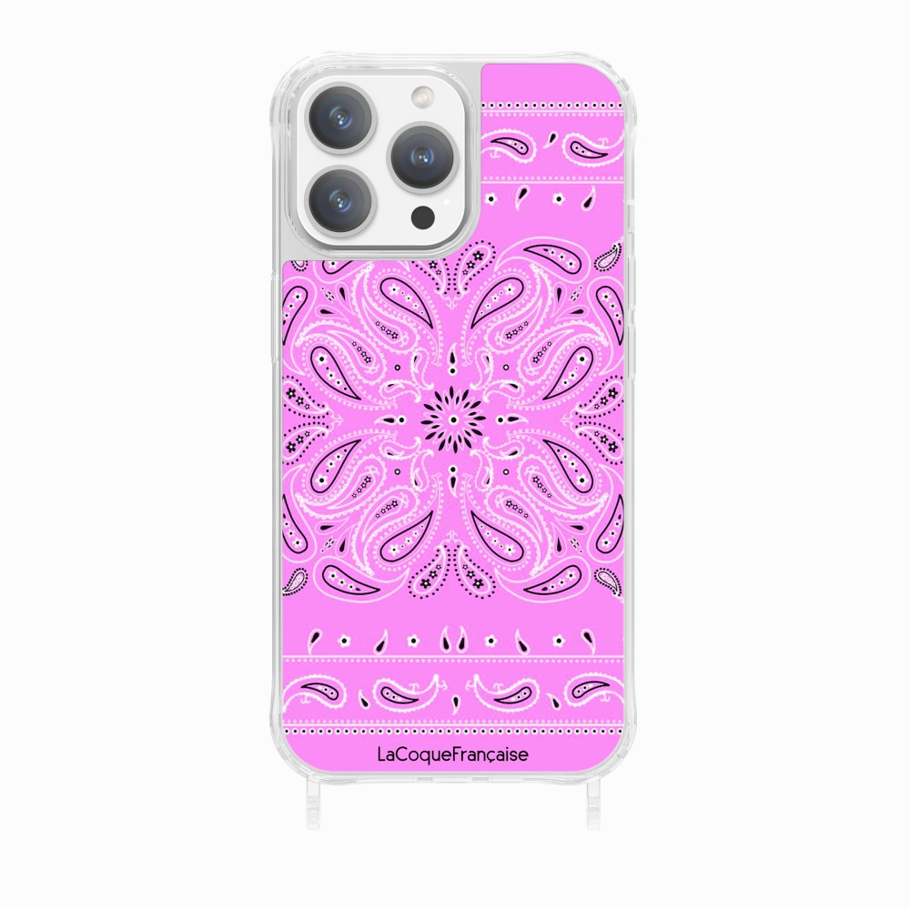 Coque Anneau Impression Personnalise Bandana Rose