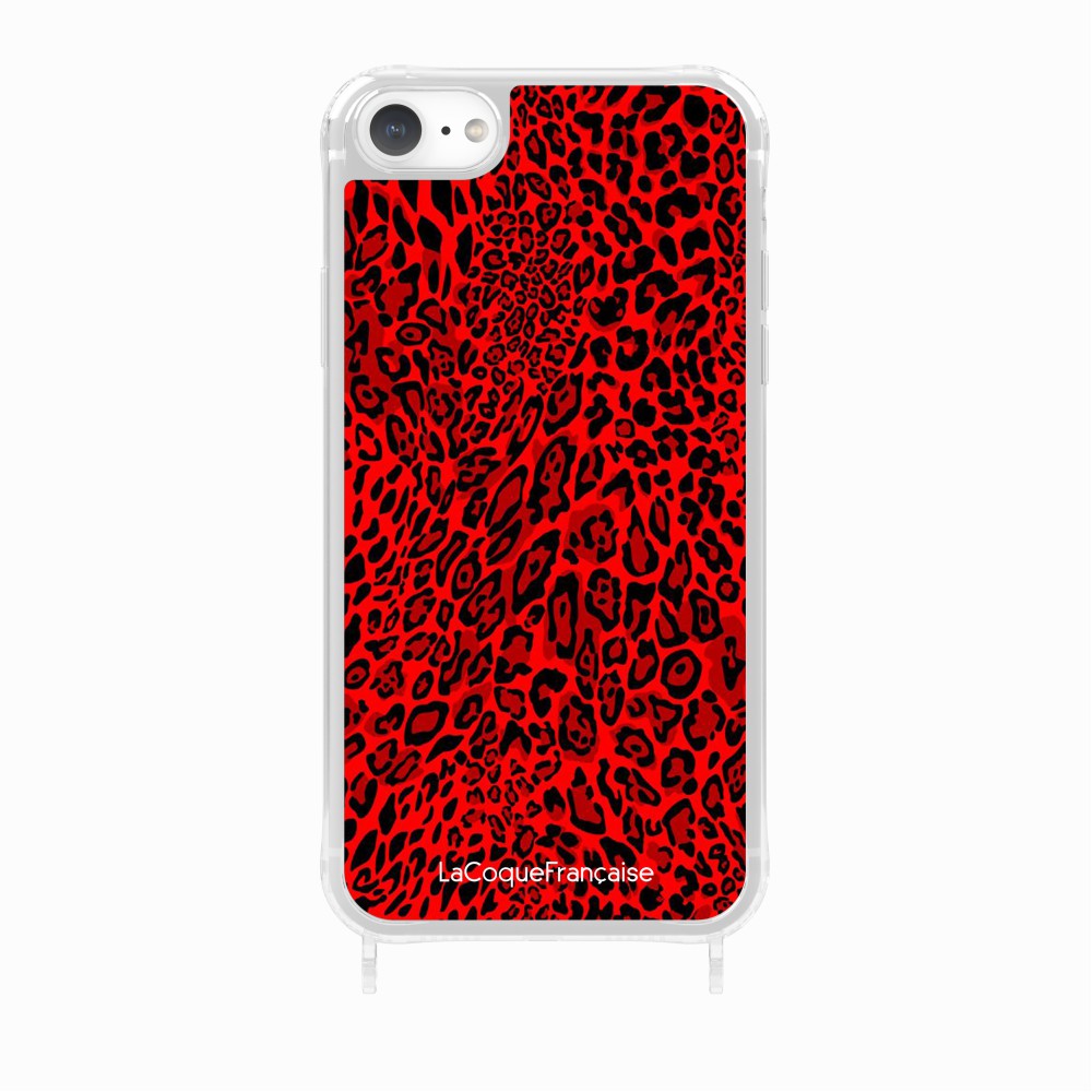 Leopard Red Custom Print Rings Case