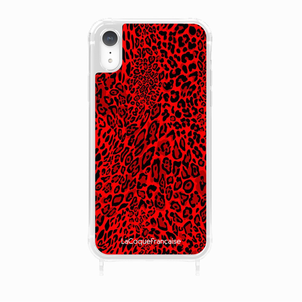 Leopard Red Custom Print Rings Case