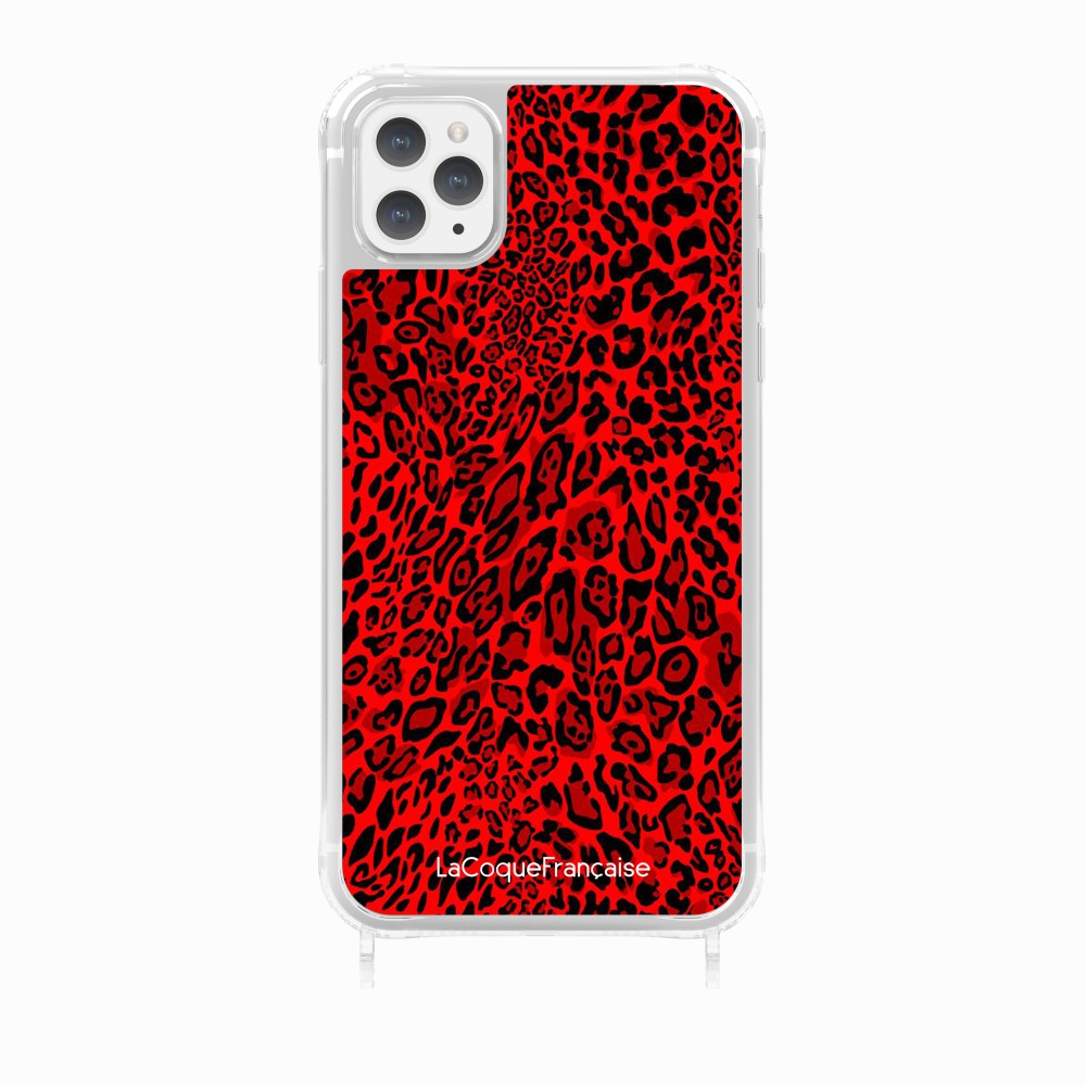 Leopard Red Custom Print Rings Case