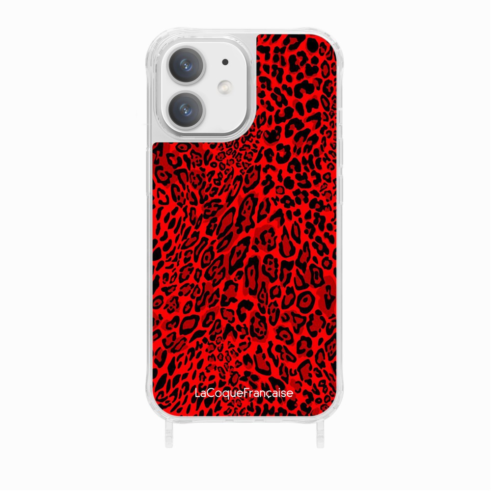 Leopard Red Custom Print Rings Case