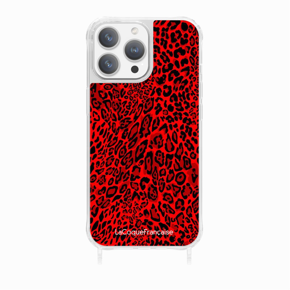 Leopard Red Custom Print Rings Case