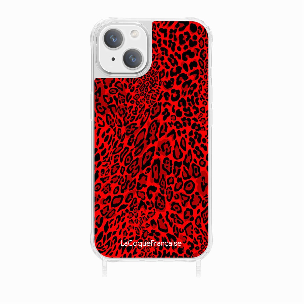 Leopard Red Custom Print Rings Case