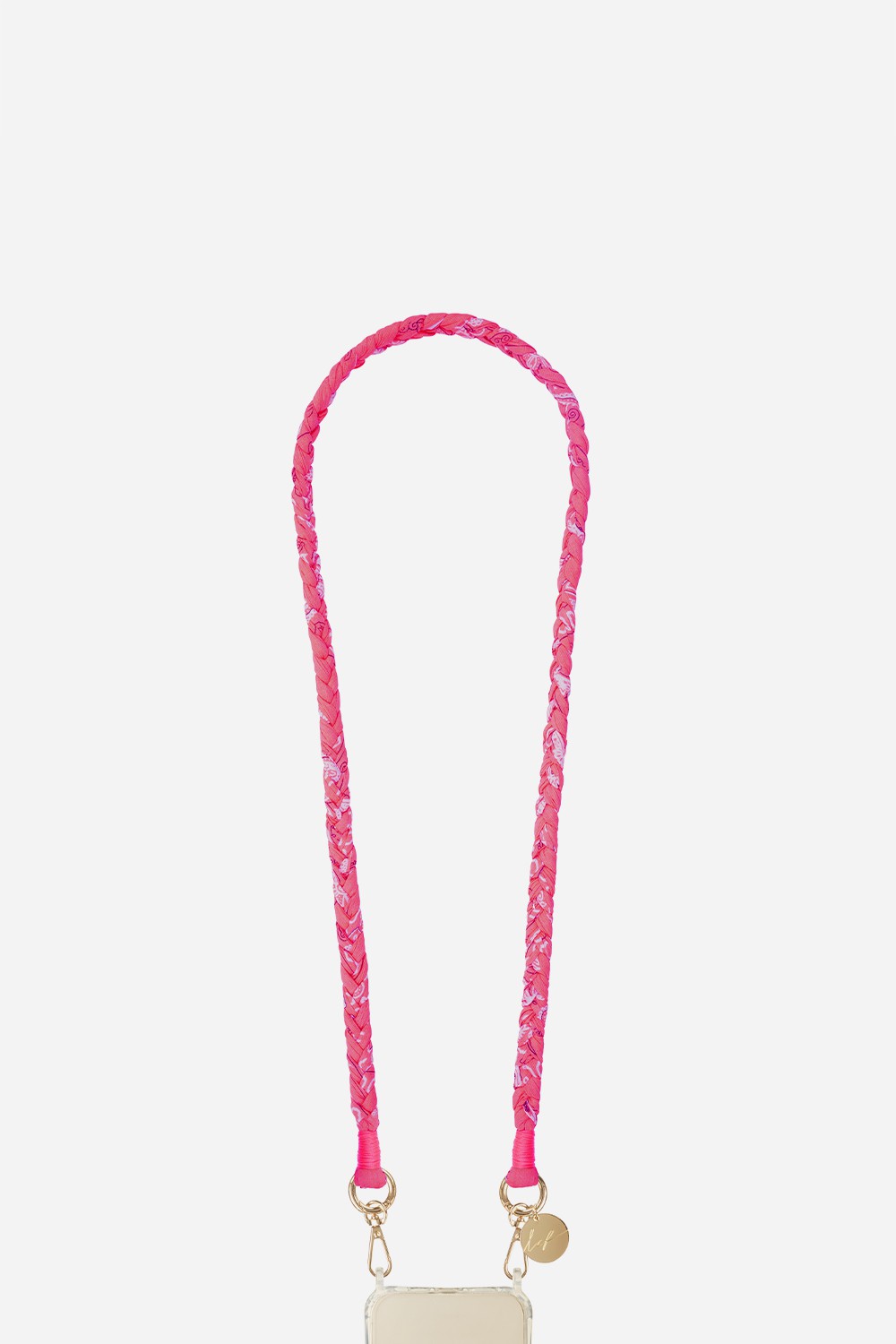 Della pink braided cord