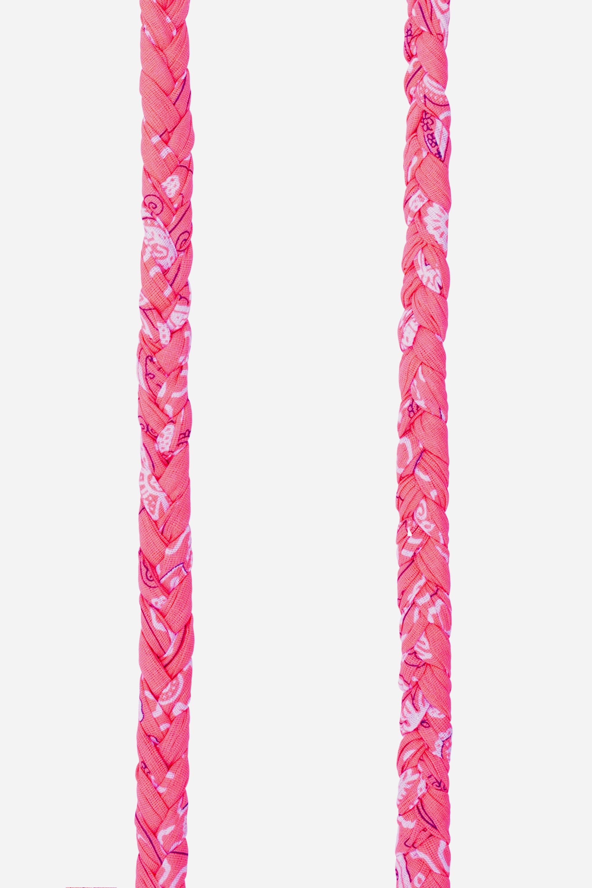 Della pink braided cord