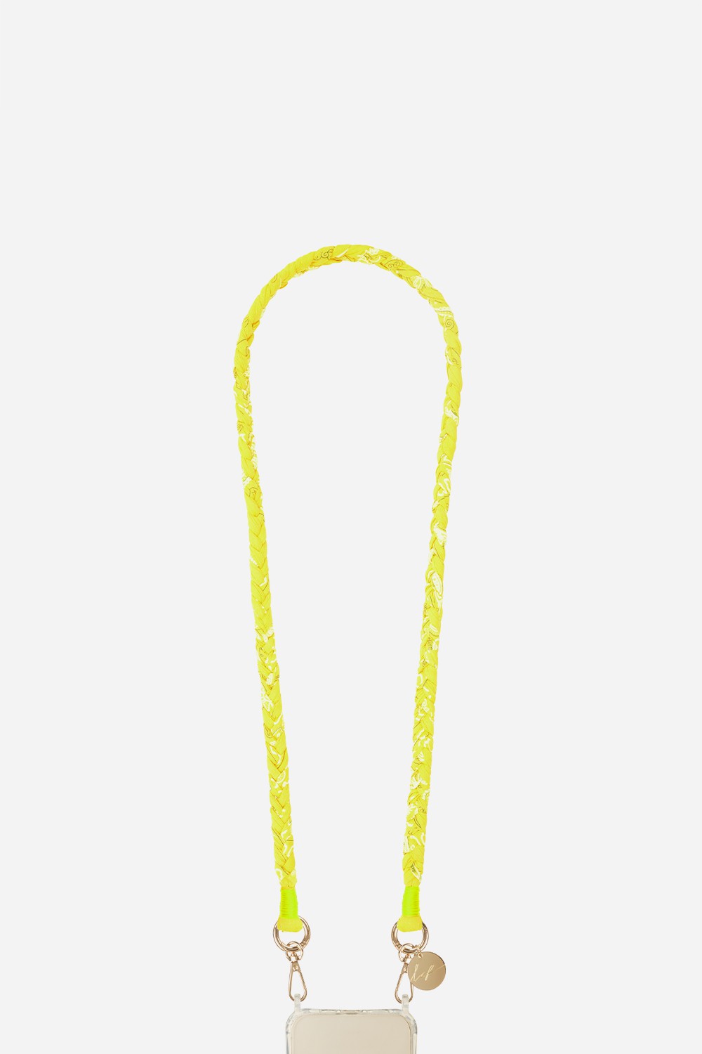 Neon yellow Della braided cord