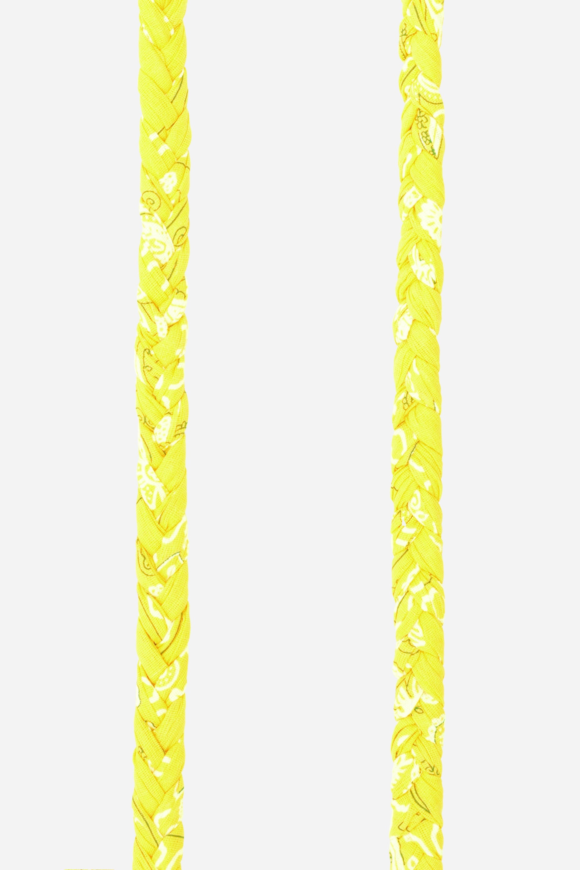 Neon yellow Della braided cord