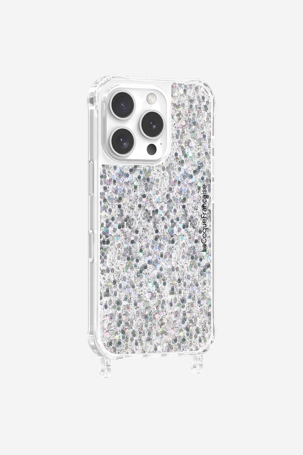 Coque Anneau Paillette Holographique