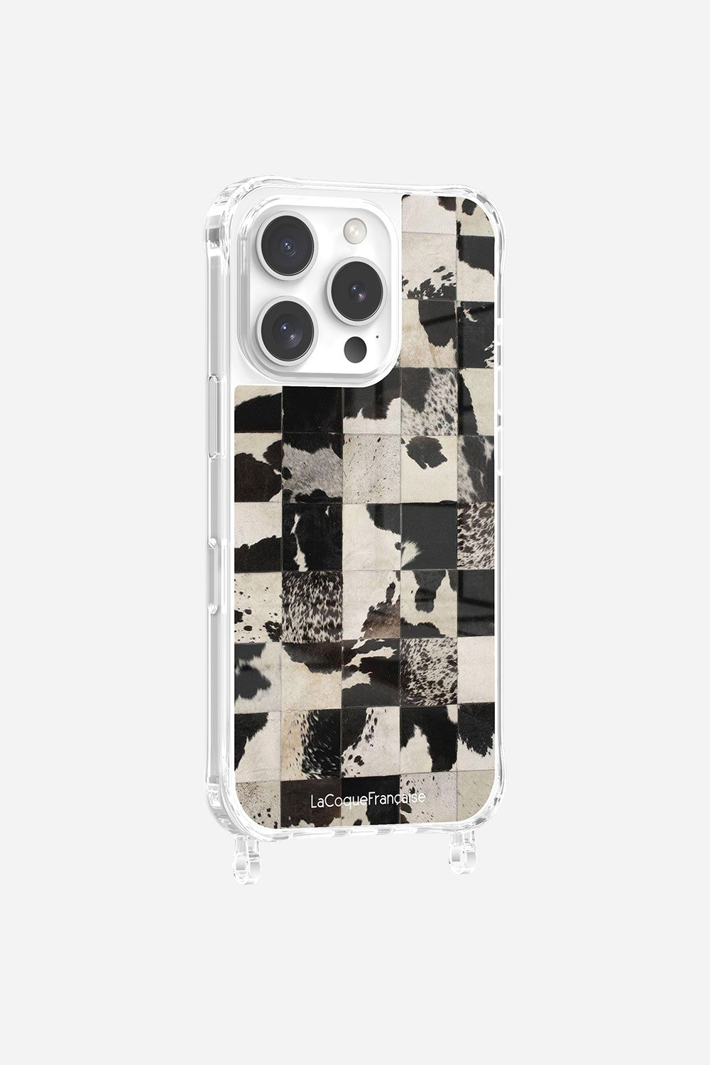 Coque Anneaux Imprimee Mosaique Vache