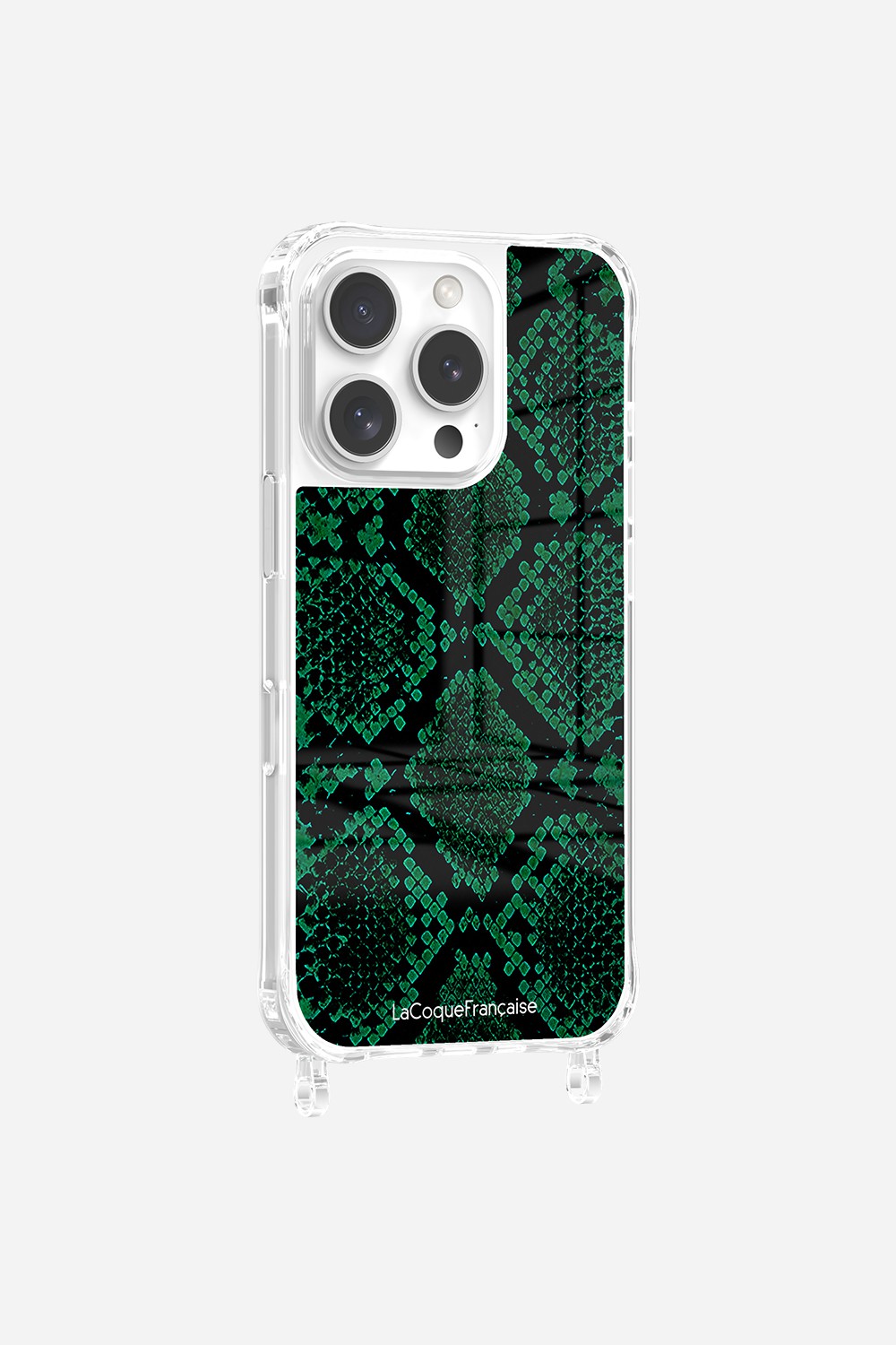 Custom Print Ring Case Green Python