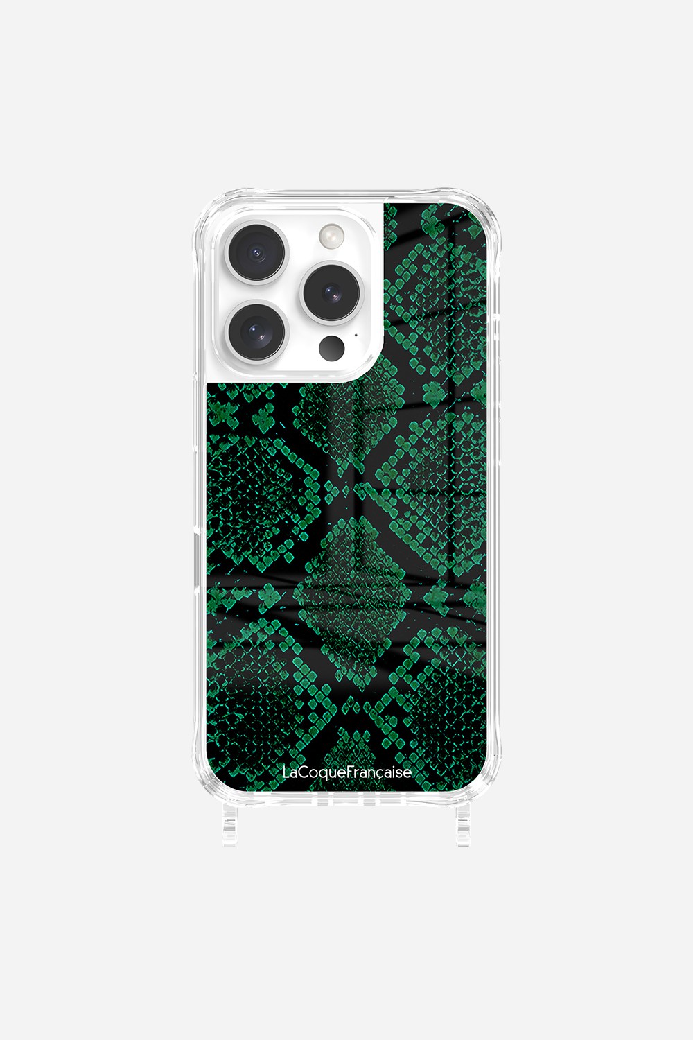 Custom Print Ring Case Green Python