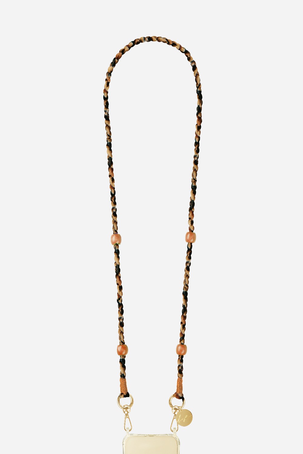 Leo Brown Print Chain 120 cm