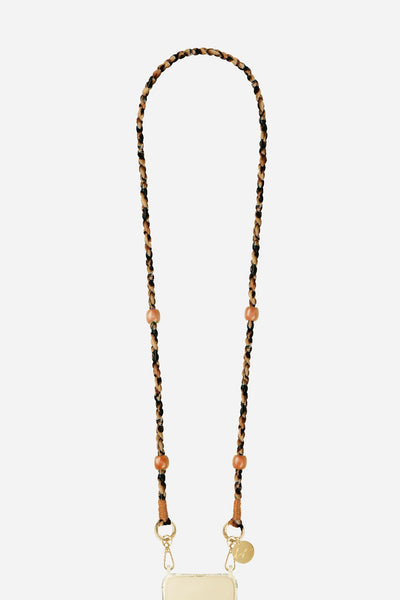 Leo Brown Print Chain 120 cm