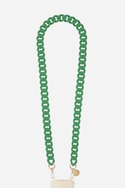 Chaine Longue Gia Vert 120 cm