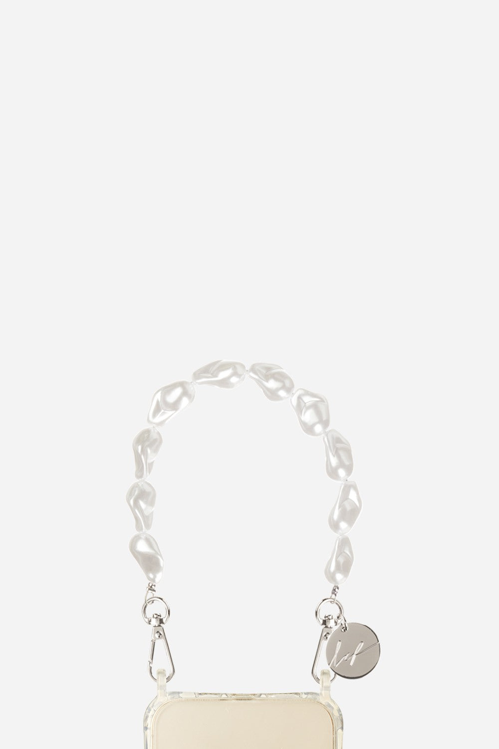 Adele White Short Chain 40 cm