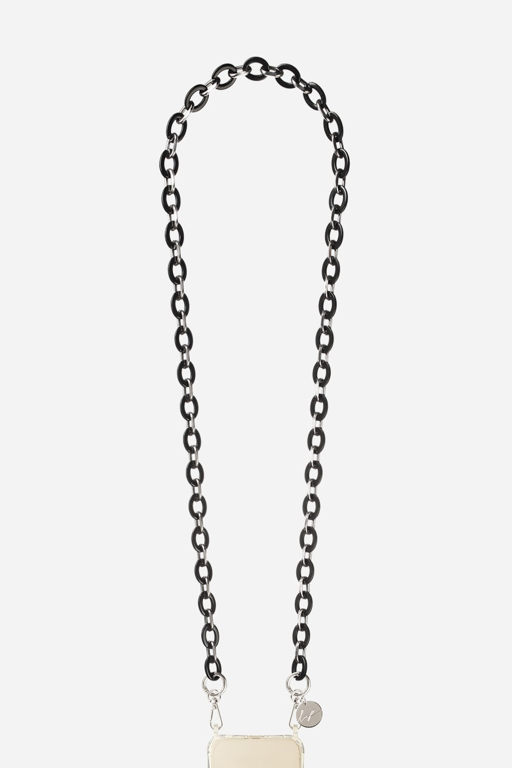 Cassy Long Chain Black 120 cm