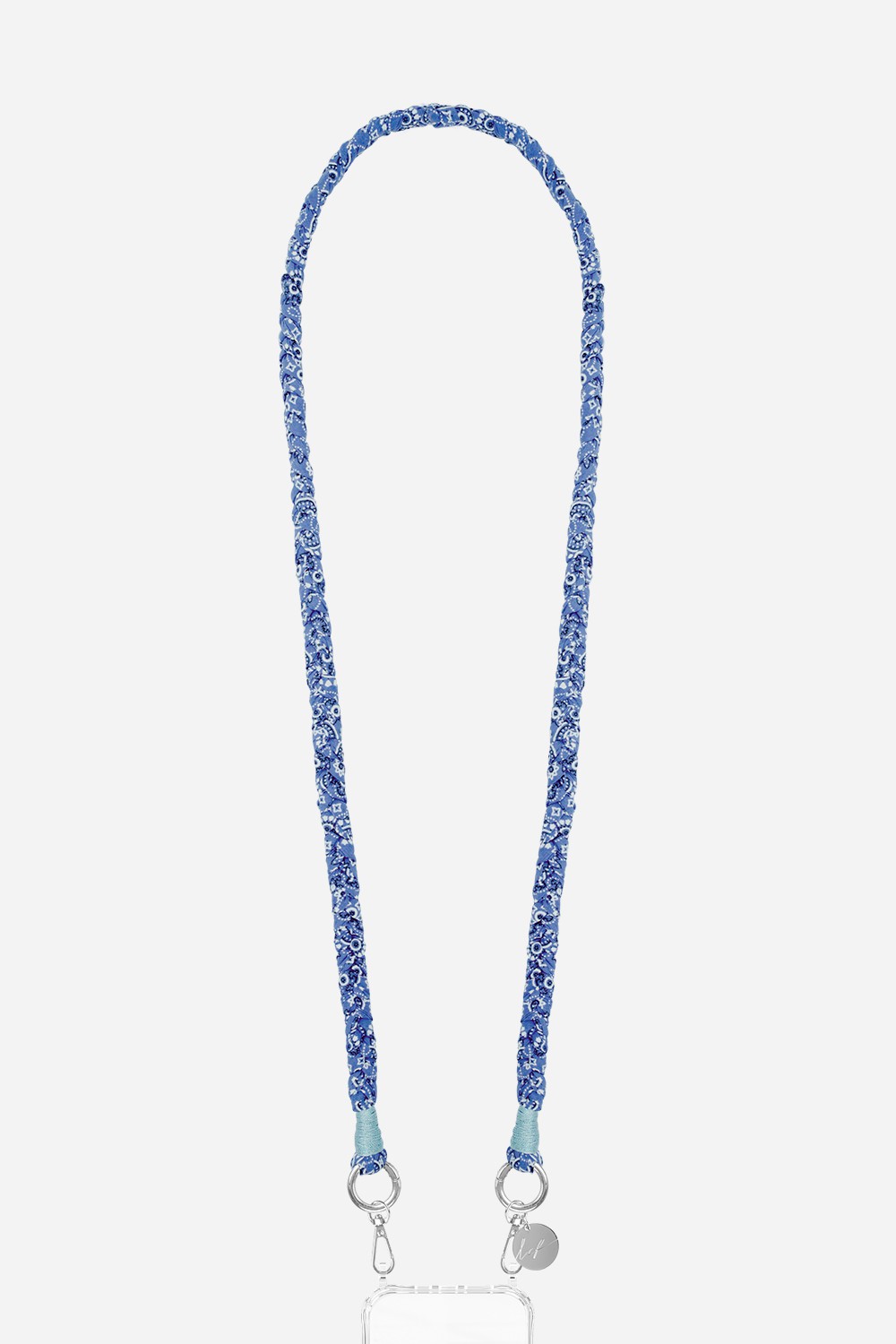 Della blue braided cord