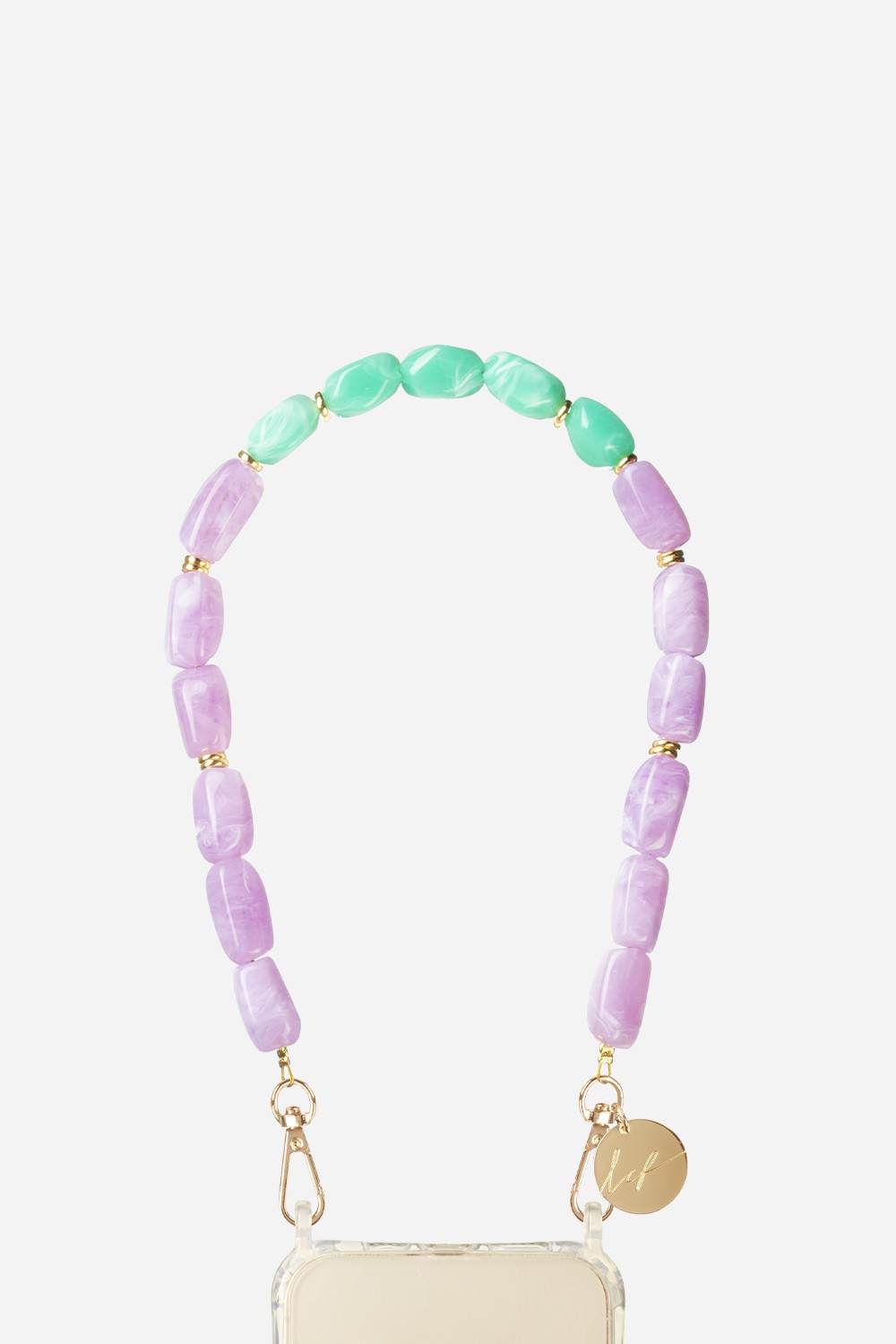 Bijoux Collier Talia Violet 40 cm