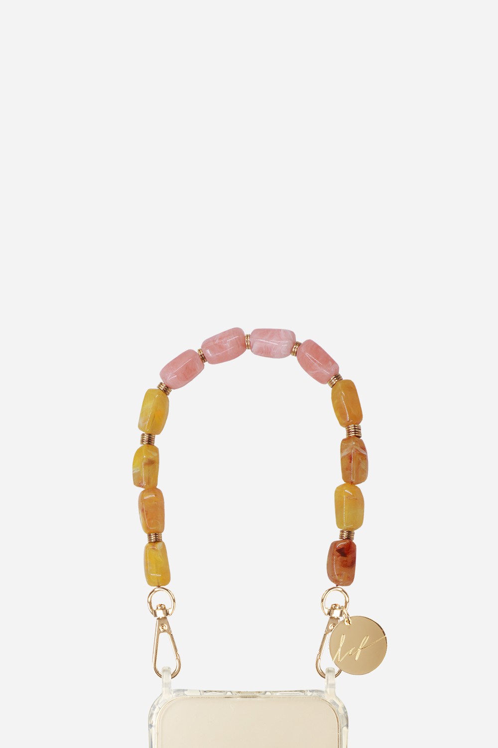 Bijoux Collier Talia Jaune 40 cm